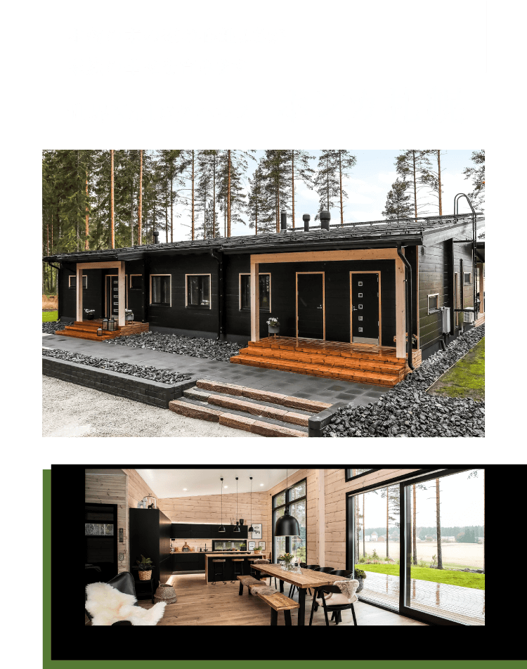 本物の木の家の心地よさが家族の幸せを育みます 世界No.1ログハウス　ホンカ札幌