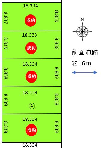 恵庭市中島町6丁目16-11他【5区画】