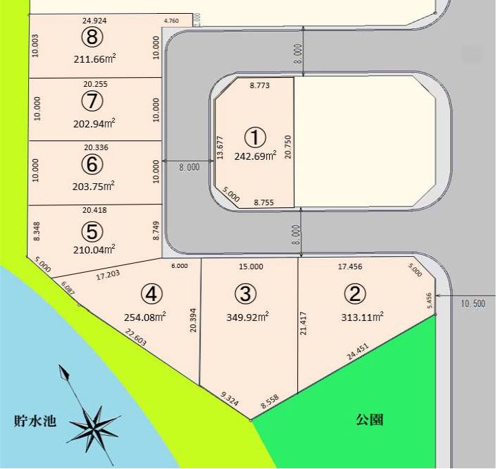 区画図
