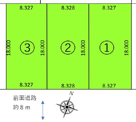 千歳市旭ヶ丘2丁目2038番170他【３区画】