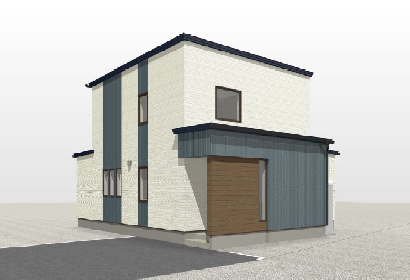 恵庭市Ｋ様邸　『玄関～パントリー収納～キッチン～リビング～玄関ホール<br />
と理想の回遊動線のお家』