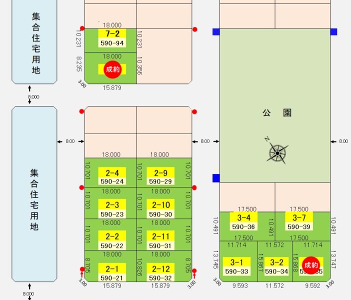 千歳市北信濃【15区画】