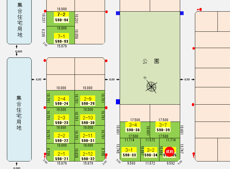 千歳市北信濃【15区画】